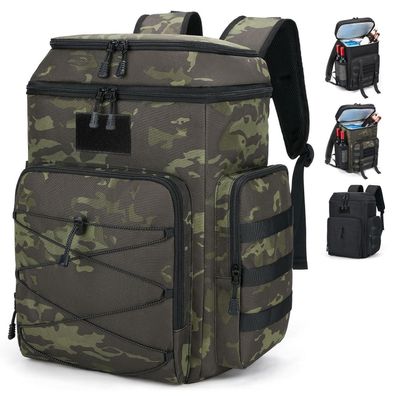 Hshrish Kühlrucksack 30L, erweiterbar, wasserdicht, isoliert, Picknicktasche