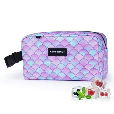 Cerbonny Mini Kühltasche faltbar & auslaufsicher, isolierte Lunchtasche für