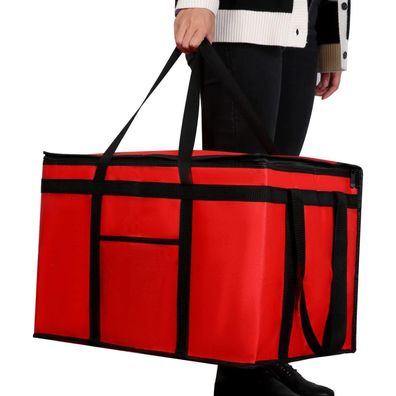 musbus Große wiederverwendbare Kühltasche für Lebensmittel, isoliert