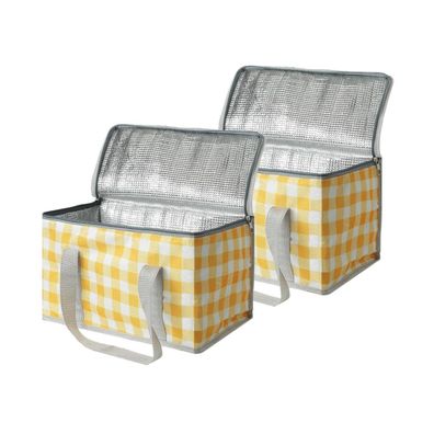 Fishshop Isolierte Kühltasche, 2 Stück, 14L Kühlbox für Picknick, Camping