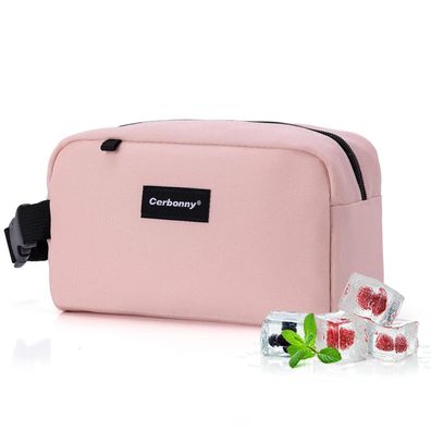 Cerbonny Gefrierbare Mini-Lunchtasche, isolierte Snack-Tasche für Reisen