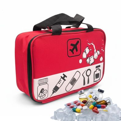 Loobear Kleine Kühltasche für Medikamente, Kosmetik, Snacks und Reiseutensilien