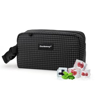Cerbonny Kleine Kühltasche, faltbar & auslaufsicher, isolierte Mini Lunchtasche