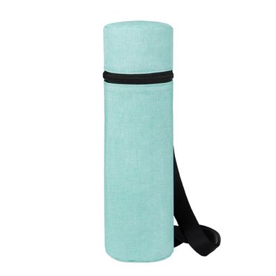 AOSBOS Kühltasche für 1L Flaschen, faltbar, Türkis, ideal für Camping