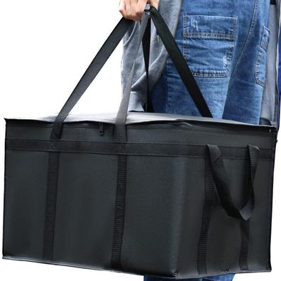 musbus Große wiederverwendbare Kühltasche für Lebensmittel, isoliert, ideal für