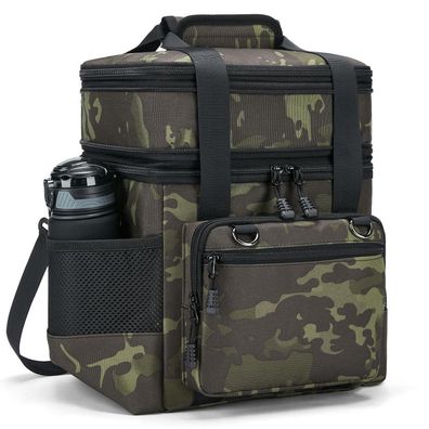Hshrish Taktische Lunchtasche 15L, doppellagige isolierte Kühltasche für