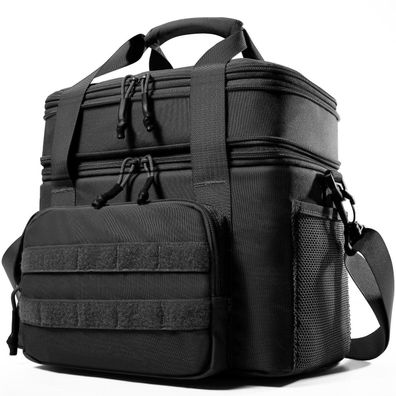 1TG Tactical Isolierte Lunch-Tasche, 18L-26L erweiterbar, auslaufsicher