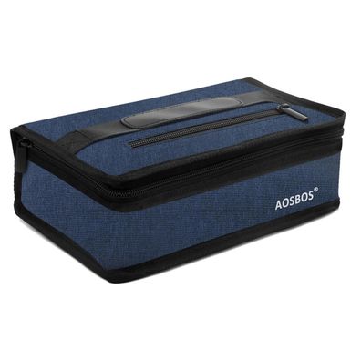 AOSBOS Kleine Kühltasche 3,5L Blau - Isoliertasche für Arbeit, Schule, Picknick