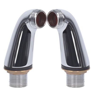 Ronvie Thermostat-Duscharmatur-Set mit Messing-Badewannenanschlüssen