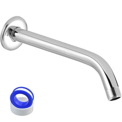 Voolan Duscharm 25cm Verlängerung mit Flansch und Teflonband, massiver