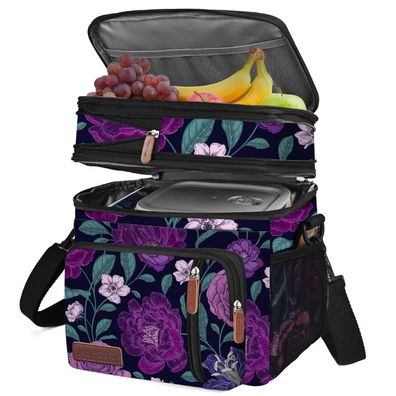 MIYCOO Kühltasche 15L, Doppeldecker Lunchtasche für Männer & Frauen