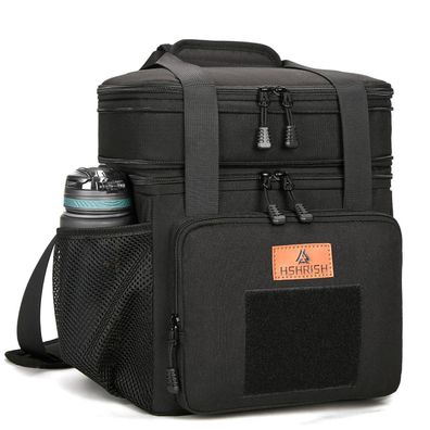 Hshrish Taktische Lunchtasche, doppellagige isolierte Kühltasche für Herren