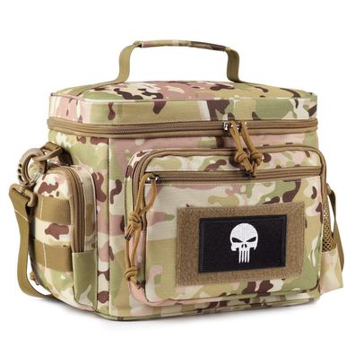 Bunnychic Taktische Kühltasche mit MOLLE-System, isoliert, auslaufsicher