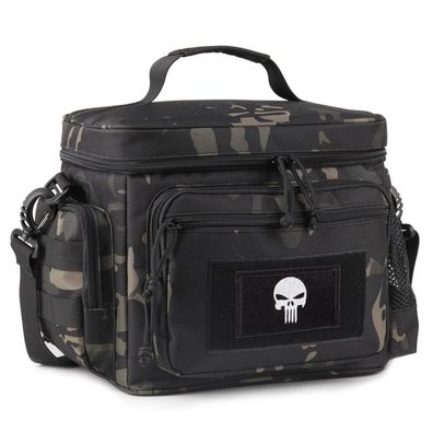 Taktische Lunchbox für Herren & Damen, isoliert, MOLLE-System, Camouflage M