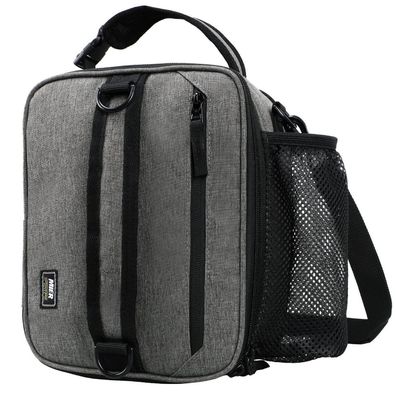 MIER Kühltasche faltbar, wasserdicht, erweiterbar, isoliert, 9L, grau