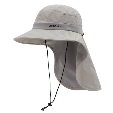 TOP-EX Herren Sonnenhut mit Nackenschutz, UV-Schutz 50 + , kühlend, faltbar, für