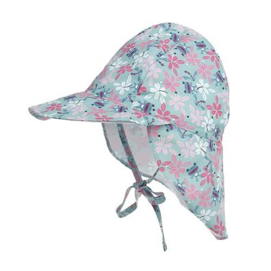 YAMEE Baby Sonnenhut mit Nackenschutz, Kinder Fischerhut UV Schutz, Strandhut