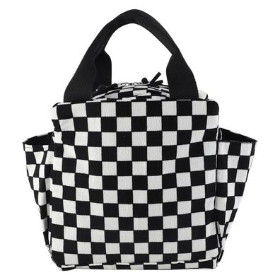 FYting Kühltasche 12L Lunchtasche Damen aus Cord mit Seitentaschen für