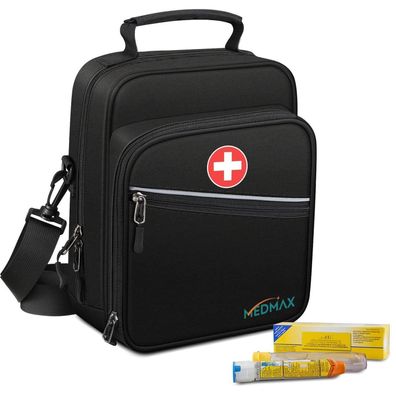 MEDMAX Medikamenten-Tragetasche, Isolierte Kühltasche für Insulin, EpiPen