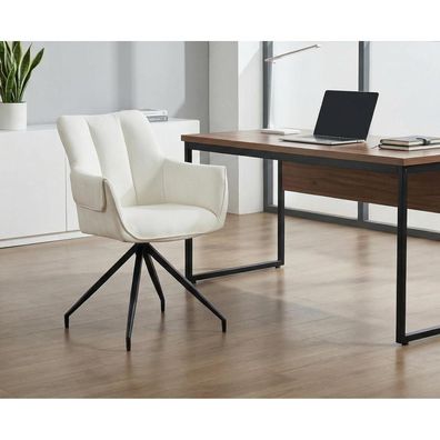 chairus Küchenstühle 4er Set Esszimmerstühle 360° Drehbar, Chenille