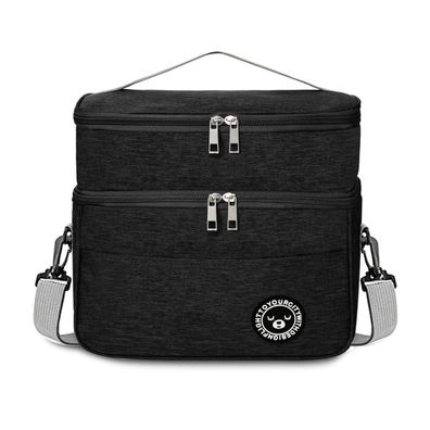 Tuxunqing Kühltasche klein 9.6L, faltbar, doppelschichtig, für Arbeit, Reisen