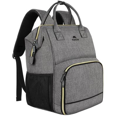 MATEIN Laptop Lunch Rucksack, 17 Zoll Picknick Rucksack mit isoliertem Kühlfach
