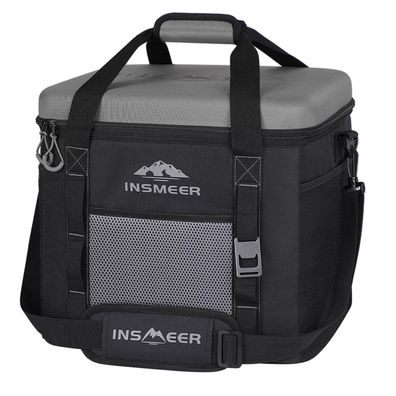 Insmeer Kühltasche Groß 40L, faltbar, wasserdicht, mit Hart Eva Dach für