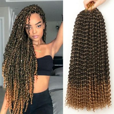 YDDM Passion Twist Hair 6er-Pack 18 Zoll Häkelzöpfe T1B-27# Economy Paket