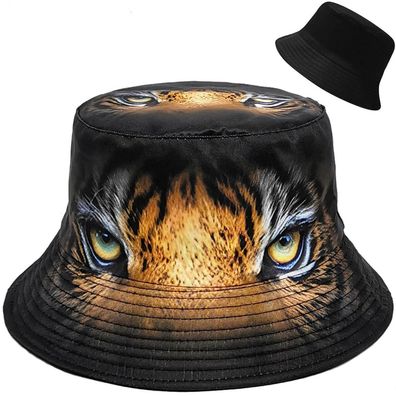 Malaxlx Damen Fischerhut Bucket Hat - Wendbar, faltbar, atmungsaktiv, ideal für