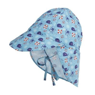 YAMEE Baby Sonnenhut mit Nackenschutz, Kinder Fischerhut UV Schutz, Strandhut