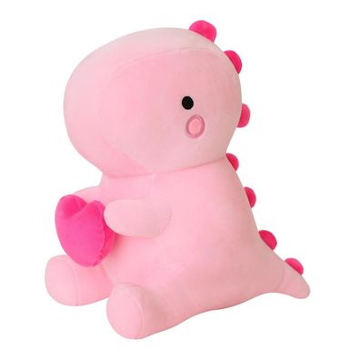 SQEQE Dinosaurier Plüschtier mit Herz, weich und kuschelig, 50cm, Geschenk für