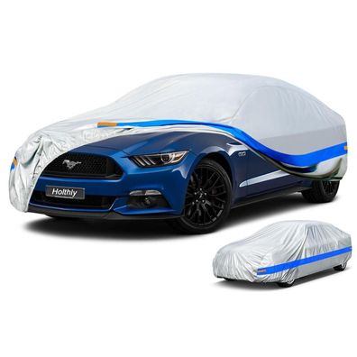 Holthly Autoabdeckung Wasserdicht Atmungsaktiv, UV-Schutz, für Coupé/Limousine