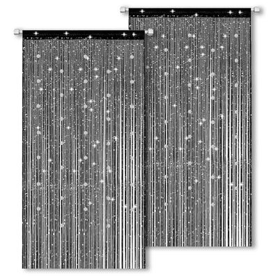 ElevaPulse Fliegenvorhang Terrassentür 200x100cm - 2 Stück, Insektenschutz mit