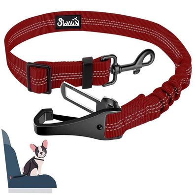 Eyein Hunde Sicherheitsgurt für Auto, Verstellbarer Hundegurt mit Elastischer