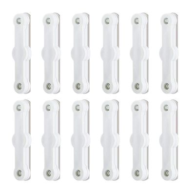12 Stück Fliegengitter Fenster Clips Ohne Bohren, Selbstklebend