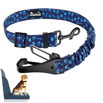 Eyein Hunde Sicherheitsgurt für Auto, verstellbar, 3-in-1 mit elastischer