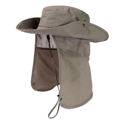 TOP-EX Herren & Damen Sonnenhut mit UV-Nackenschutz, wasserdichter Safari