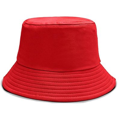 Malaxlx Damen Fischerhut Bucket Hat - Sommerhut, faltbar, Einheitsgröße, Rot