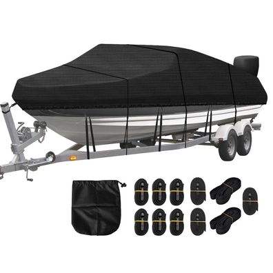 Judanna Bootsplane Wasserdicht 420D Oxford-Stoff Abdeckung für V-Rumpf