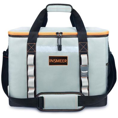 Insmeer 48L Kühltasche Groß Faltbar, XXL Thermotasche Wasserdicht für Ausflug