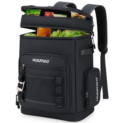 Hulongo Großer Wasserdichter Isolierter Kühlrucksack, Auslaufsicher, Faltbar