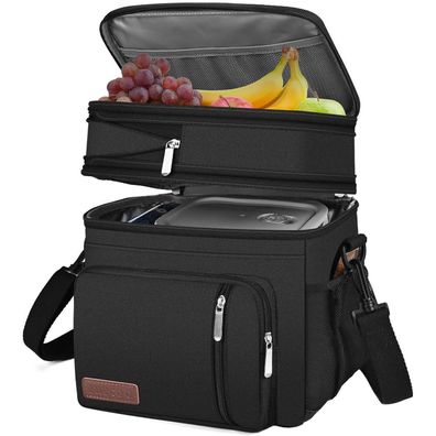 MIYCOO Doppeldecker Kühltasche 15L für Männer und Frauen - Auslaufsichere