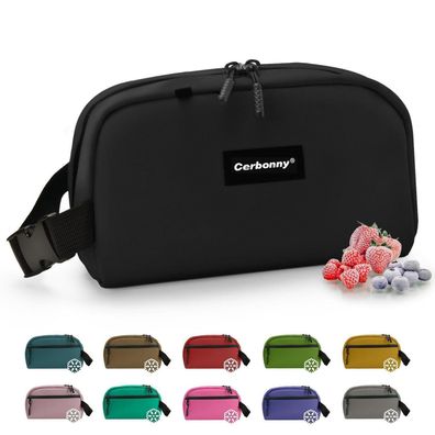 Cerbonny Kleine Kühltasche, gefrierbar, auslaufsicher, isoliert für