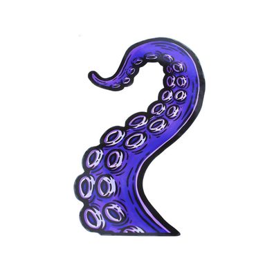 Cthulhu Oktopus Tentakel Sticker Dunkellila PVC Autoaufkleber Tiefsee-Stil für