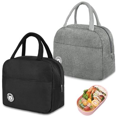 Aucuu Kühltasche Klein 5,5L, 2 Stück faltbar mit Folienfutter, Lunchbag für
