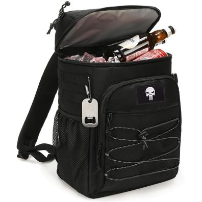 Bunnychic Taktischer Kühlrucksack 25L - Isolierter, auslaufsicherer