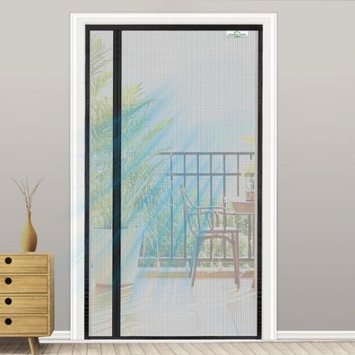 SCREEN DOOR Fliegengitter Tür 90x210cm - Umkehrbare Balkontür mit