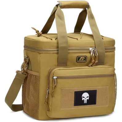 Taktische Lunch-Tasche für Herren, isoliert & auslaufsicher mit MOLLE-System