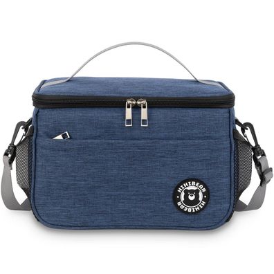 Hihibear Kühltasche Klein 6.4L, Tragbare Lunchbox mit Schulterriemen, Isoliert