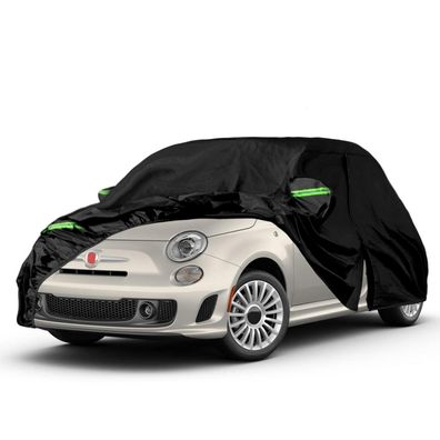 Judanna Autoabdeckung Wasserdicht für FIAT 500/500C/500E/Abarth 2007-2024, mit